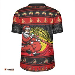 Australia V-Neck Rugby Jerseys Ripper Aboriginal Christmas Down Under