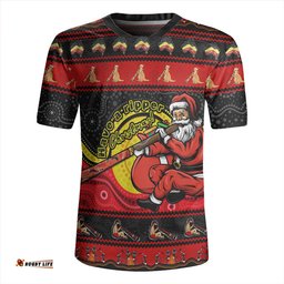 Australia V-Neck Rugby Jerseys Ripper Aboriginal Christmas Down Under