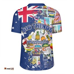 Australia V-Neck Rugby Jerseys - Australia Big Things Ver 2 V-Neck Rugby Jerseys