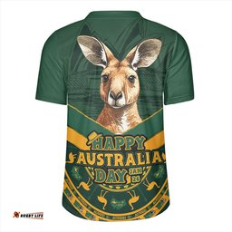 Australia V-Neck Rugby Jerseys Kangaroo Pride Australia Day