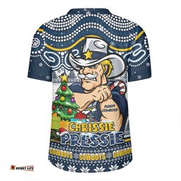 North Queensland Cowboys V-Neck Rugby Jerseys Aussie Ugly Christmas For Die Hard Fan Supporters