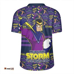 Melbourne Storm V-Neck Rugby Jerseys Champion���������s Pride Comic Style