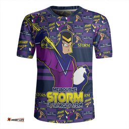 Melbourne Storm V-Neck Rugby Jerseys Champion���������s Pride Comic Style