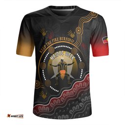 Australia V-Neck Rugby Jerseys Naidoc Week Aboriginal Inspired And Torres Strait Islander Culture
