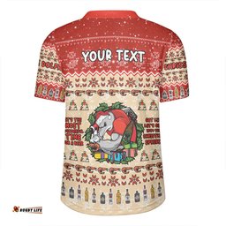 Redcliffe Dolphins Christmas Custom V-Neck Rugby Jerseys - Chrissie Spirit V-Neck Rugby Jerseys