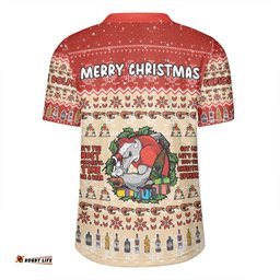 Redcliffe Dolphins Christmas Custom V-Neck Rugby Jerseys - Chrissie Spirit V-Neck Rugby Jerseys