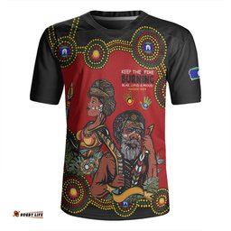 Australia Indigenous Culture Naidoc Week Keep The Fire Burning! Blak, Loud & Proud Rugby Jersey