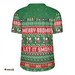 Australia Christmas Custom Merry BBQMax Let It Smoke Rugby Jersey