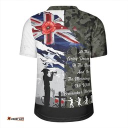 Australia V-Neck Rugby Jerseys Remembrance Day Lest We Forget Australian Military Tribute