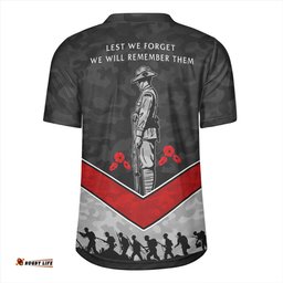 Australia Camouflage Lest We Forget Rugby Jersey