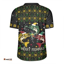 Australia Christmas Fishing Custom Merry Fishmas Fishing Ugly Christmas Rugby Jersey