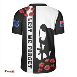 Australia Anzac Day Lest We Forget Simple Style Rugby Jersey