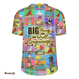 Australia Australia's Iconic Big Things Postage Stamps Style Rugby Jersey