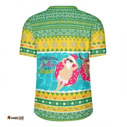 Australia Christmas Custom Christmas Is Better At The Beach Rugby Jersey