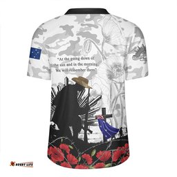 Australia Fallen But Not Forgotten Remembrance Day Tribute Rugby Jersey