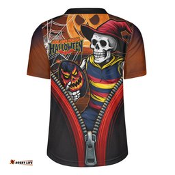Adelaide Crows Halloween Night Reaper Zipper Rugby Jersey