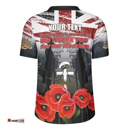 Australia Navy Force Anzac Day Custom We Thank You For Our Freedom Rugby Jersey