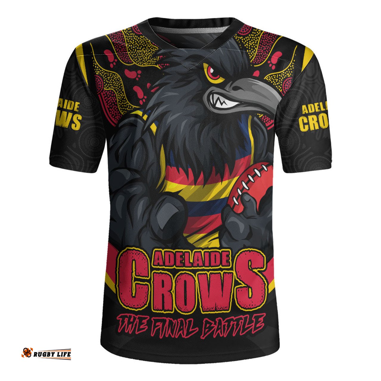Adelaide Crows Final Clash Battle Edition Rugby Jersey