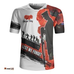 Australia Custom Anzac Day Special Style ( Ver 2 ) Rugby Jersey