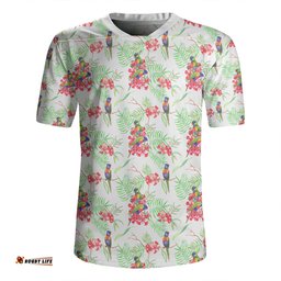 Australia Rainbow Lorikeets Rainbow Lorikeets Colorful Tropical Exotic Flowers Rugby Jersey
