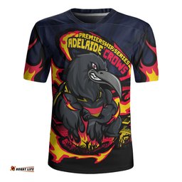 Adelaide Crows Premiership Series Flame Edition Rugby Jersey