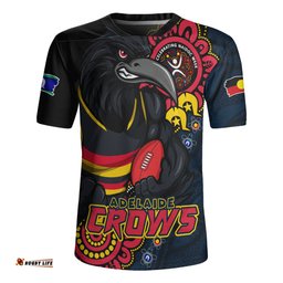 Adelaide Crows Power Through Generations NAIDOC Edition Rugby Jersey