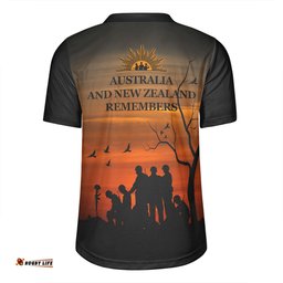 Australia Anzac Day Australia And New Zealand Remembers Rugby Jersey