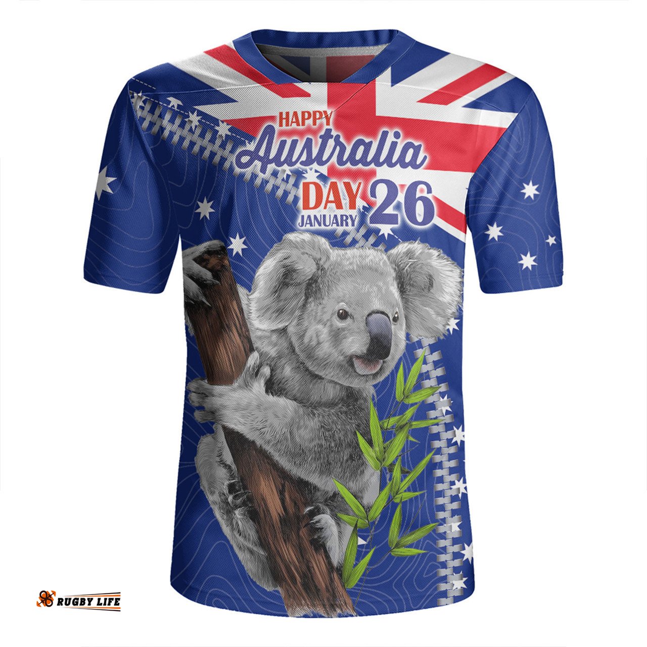 Australia Australia Day Koala Happy Australia Day Rugby Jersey