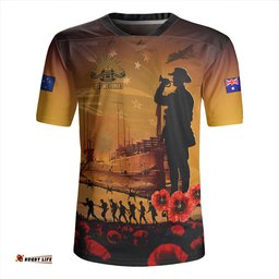 Australia ANZAC Day Guardian Of The Dawn Rugby Jersey