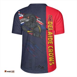 Adelaide Crows Burning Passion Of Power Scratch Style Rugby Jersey