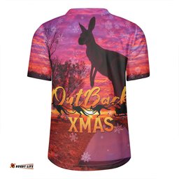 Australia Christmas Kangaroo Camping Aussie Outback Merry Christmas Rugby Jersey