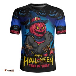 Adelaide Crows Dark Pumpkin Halloween Spirit Rugby Jersey