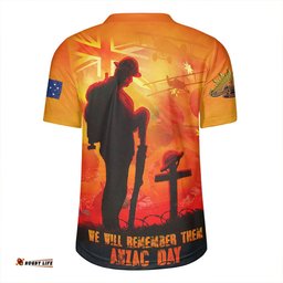 Australia Dawn Of Sacrifice Anzac Remembrance Rugby Jersey