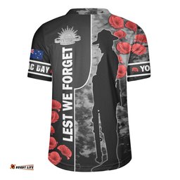 Australia V-Neck Rugby Jerseys - Custom Royal Australian Army Anzac Day Camouflage Style