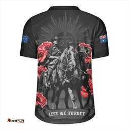 Australia Anzac Day Lest We Forget The Light Horse Rugby Jersey