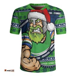 Canberra Raiders Ugly Knit Style For Christmas Game Fans Rugby Jersey