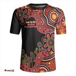 Australia Aboriginal Indigenous Naidoc Week Keep The Fire Burning! Blak, Loud And Proud Rugby Jersey