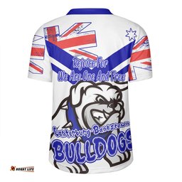 Canterbury Bankstown Bulldogs Happy Australia Day We Are One And Free V2 Rugby Jersey