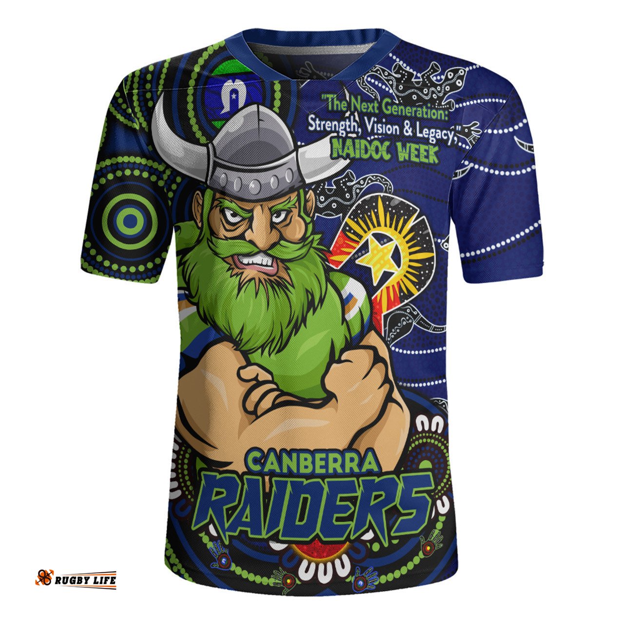 Canberra Raiders Spirit Of NAIDOC Series Rugby Jersey