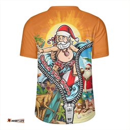 Australia Christmas Down Under Santa's Beach Escape Rugby Jersey