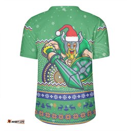 Canberra Raiders Christmas Custom Ugly Xmas And Aboriginal Patterns For Die Hard Fan Rugby Jersey