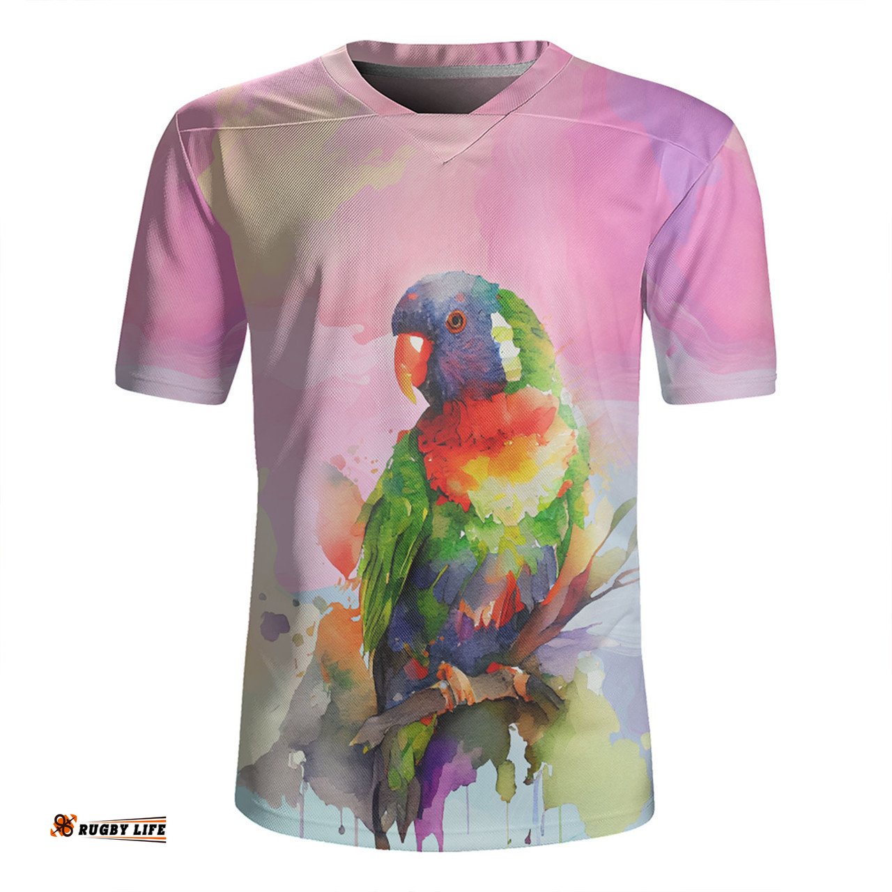 Australia Rainbow Lorikeets Rainbow Lorikeets Color Art Rugby Jersey
