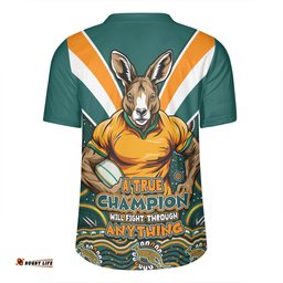 Australia Wallabies Squad A True Champion Will Fight Through Anything Rugby Jersey