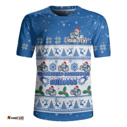 Canterbury Bankstown Bulldogs Christmas Custom Special Ugly Christmas Rugby Jersey