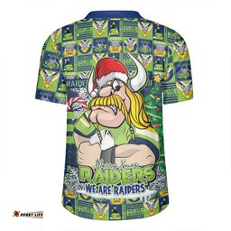 Canberra Raiders Merry Ugly Christmas Comic Style Rugby Jersey