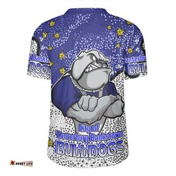 Canterbury Bankstown Bulldogs Custom Team With Dot And Star Patterns For Tough Fan Rugby Jersey