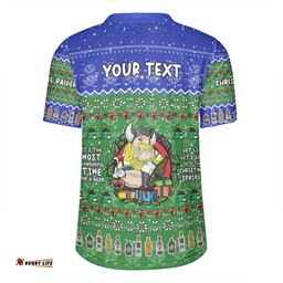 Canberra Raiders Christmas Custom Chrissie Spirit Rugby Jersey