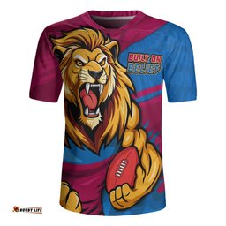 Brisbane Lions Defend The Pride Rugby Jersey