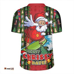 Australia Merry Chrissy Mate Santa Claus Surf Edition Rugby Jersey
