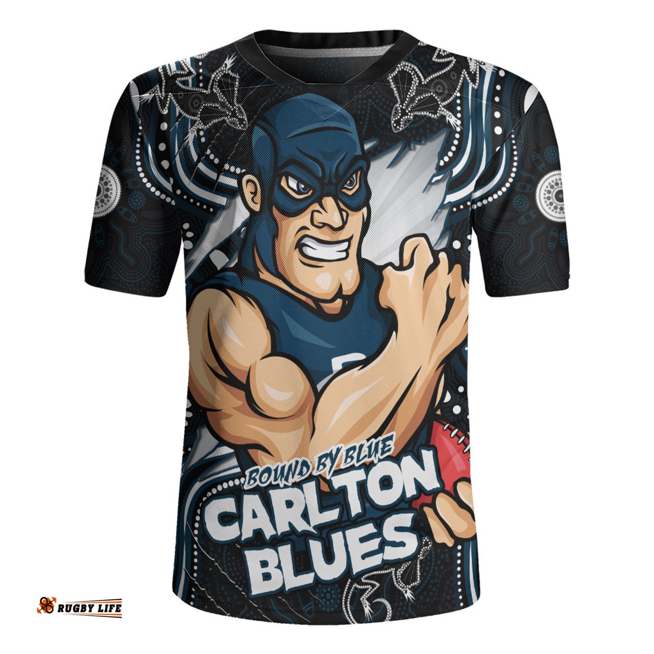 Carlton Spirit Warriors Of The Game Rugby Jersey